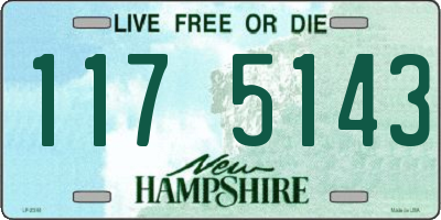 NH license plate 1175143