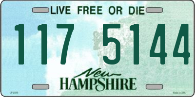 NH license plate 1175144