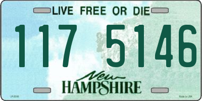 NH license plate 1175146