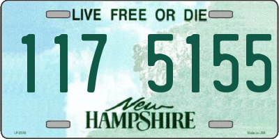 NH license plate 1175155