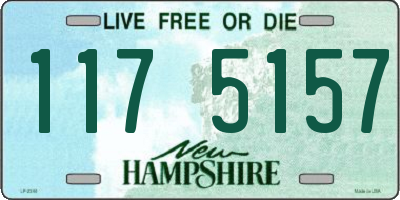 NH license plate 1175157