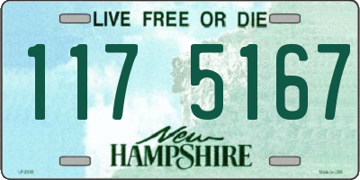 NH license plate 1175167