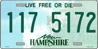 NH license plate 1175172