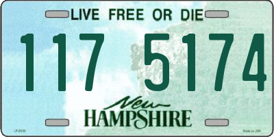 NH license plate 1175174