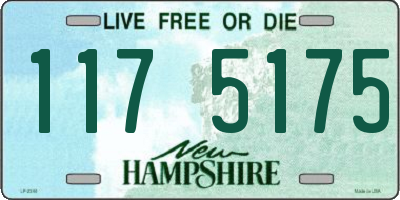 NH license plate 1175175