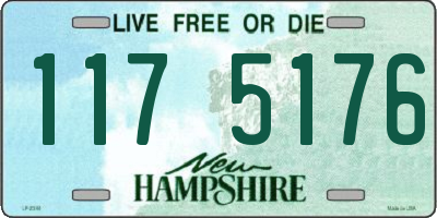 NH license plate 1175176