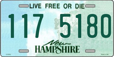 NH license plate 1175180