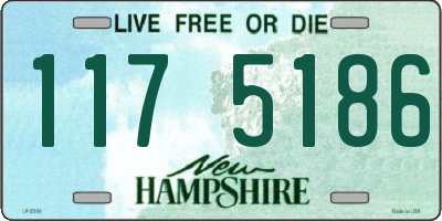 NH license plate 1175186