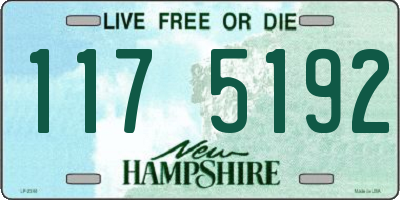NH license plate 1175192