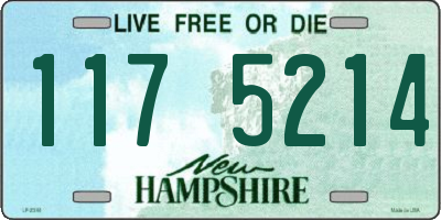 NH license plate 1175214