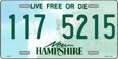 NH license plate 1175215