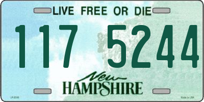 NH license plate 1175244
