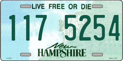 NH license plate 1175254