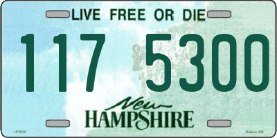 NH license plate 1175300