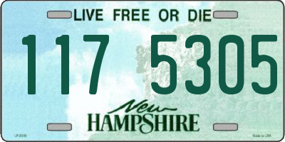 NH license plate 1175305