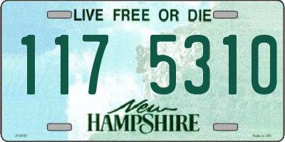 NH license plate 1175310