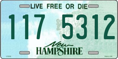 NH license plate 1175312