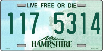 NH license plate 1175314
