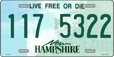 NH license plate 1175322