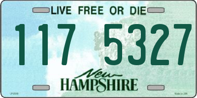 NH license plate 1175327