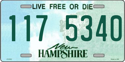 NH license plate 1175340