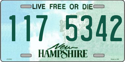 NH license plate 1175342