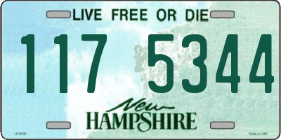 NH license plate 1175344