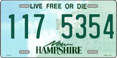 NH license plate 1175354
