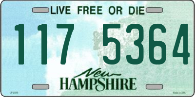 NH license plate 1175364