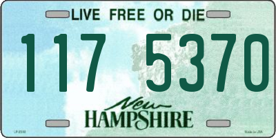 NH license plate 1175370