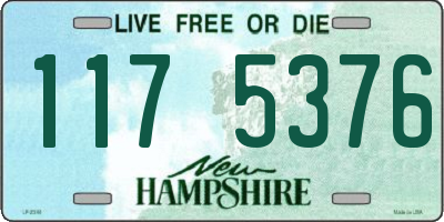 NH license plate 1175376