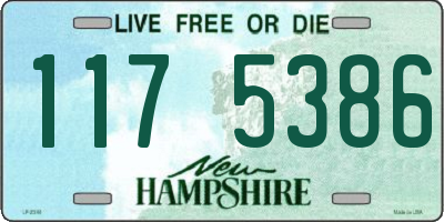 NH license plate 1175386