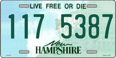 NH license plate 1175387