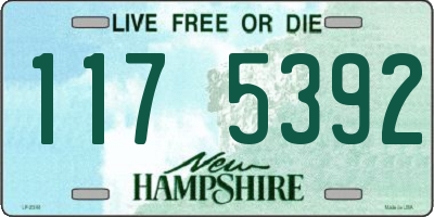 NH license plate 1175392