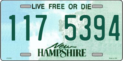 NH license plate 1175394