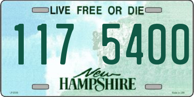 NH license plate 1175400