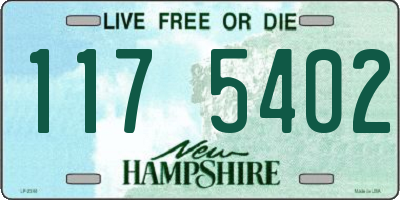 NH license plate 1175402