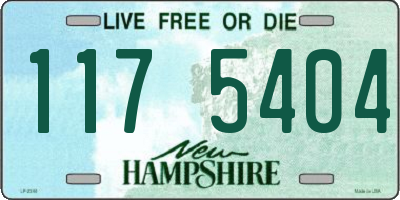 NH license plate 1175404