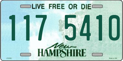 NH license plate 1175410