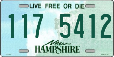 NH license plate 1175412