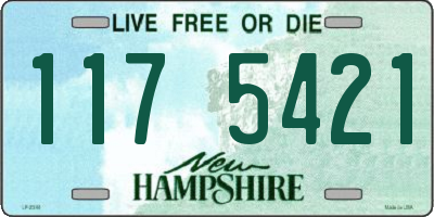 NH license plate 1175421