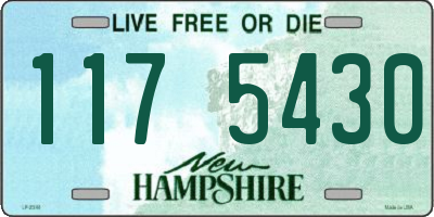 NH license plate 1175430
