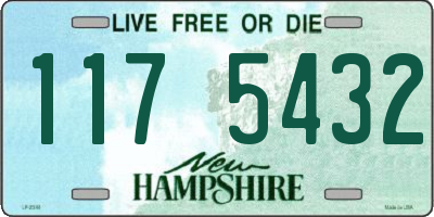 NH license plate 1175432