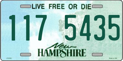 NH license plate 1175435