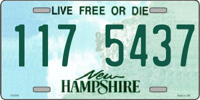 NH license plate 1175437