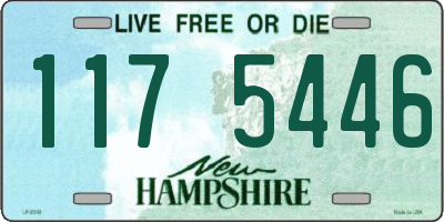 NH license plate 1175446