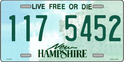 NH license plate 1175452
