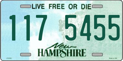 NH license plate 1175455