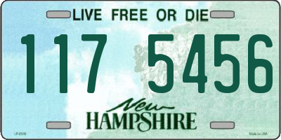 NH license plate 1175456