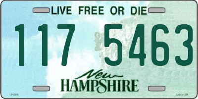 NH license plate 1175463